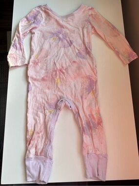 Burt’s bees baby girl floral romper
